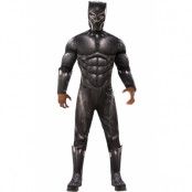 Black Panther Maskeraddräkt Vuxen Deluxe