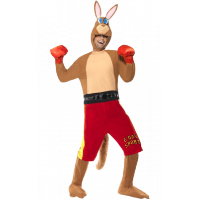 Boxande Känguru Maskeraddräkt - Onesize