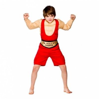 Brottare Barn Maskeraddräkt