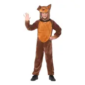 Brun Hund Barn Maskeraddräkt - Large