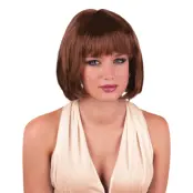 Brun Peruk Page - One size