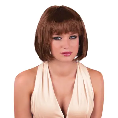 Brun Peruk Page - One size