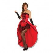 Burlesque Klänning Maskeraddräkt - Small