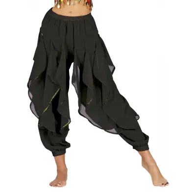 Byxor Orientaliska Svart/Guld Dam - One size