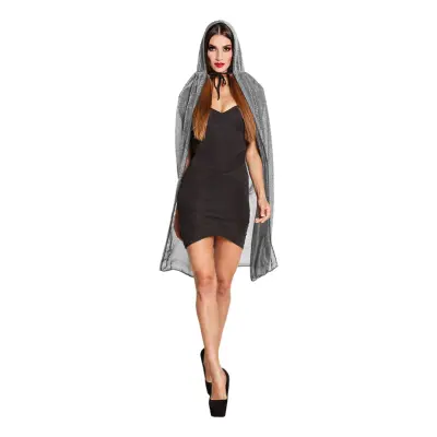 Cape Glitter Silver - One size