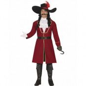 Captain Hook Inspirerat Herrkostym