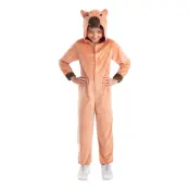Capybara Onesie Barn Maskeraddräkt - Small
