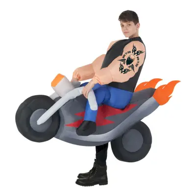 Carry Me Åkande Motorcykel Barn Maskeraddräkt - One size