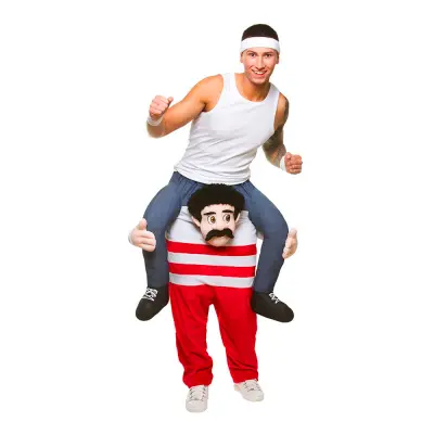 Carry Me 80-tals Atlet Maskeraddräkt - One size