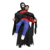 Carry Me Ghost Face Maskeraddräkt - One size