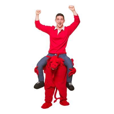 Carry Me Kinesisk Drake Maskeraddräkt - One size