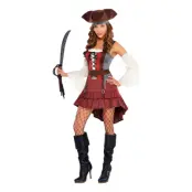 Castaway Pirat Maskeraddräkt - Medium/Large