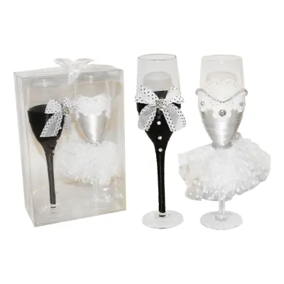 Champagneglas Bröllop - 2-pack
