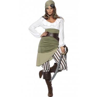 Charmig Pirat Maskeraddräkt S