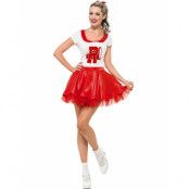 Cheerleader Sandy - Licensierad Grease Kostym