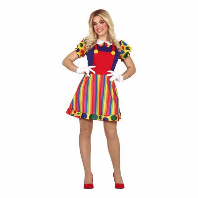 Clown Klänning Maskeraddräkt - Medium