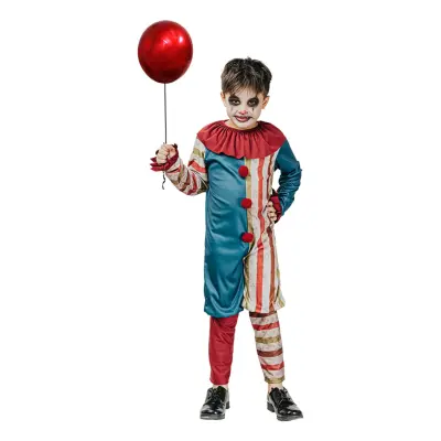 Clown Vintage Barn Maskeraddräkt - Medium