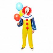 Clownen IT Klassisk Maskeraddräkt - X-Large
