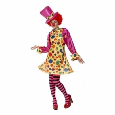 Clowntjej Maskeraddräkt - Small