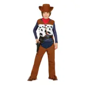 Cowboy Barn Maskeraddräkt - Medium