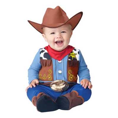 Cowboy Bebis Maskeraddräkt - Small