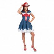 Cowboy Klänning Maskeraddräkt - Small