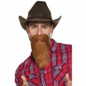 Cowboy Skägg Brun