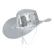 Cowboyhatt Disco Silver - One size