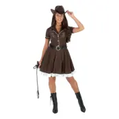 Cowgirl Klänning Maskeraddräkt - Medium