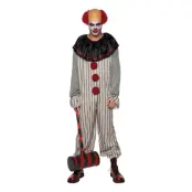 Creepy Clown Deluxe Maskeraddräkt - One size