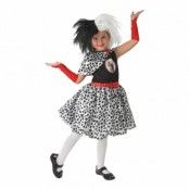 Cruella De Vil Barn Maskeraddräkt - Small