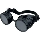 Cyber Goggles - Gothic Kostym - för  svart