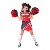 Död Cheerleader Barn Maskeraddräkt - Large