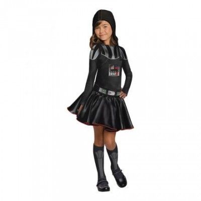 Darth Vader Klänning Barn Maskeraddräkt - Medium