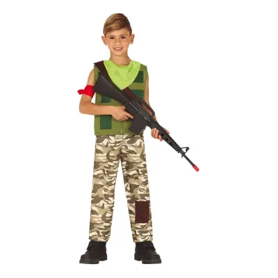 Datorspel Legosoldat Barn Maskeraddräkt - Large