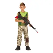 Datorspel Legosoldat Barn Maskeraddräkt - Medium