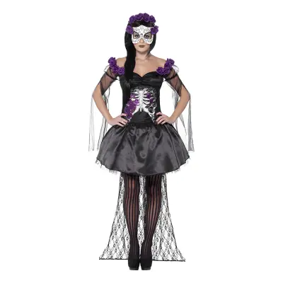Day of the Dead Señorita Maskeraddräkt - Small