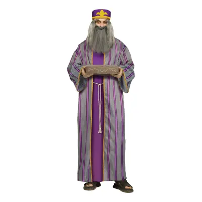 De Tre Vise Männen Lila Maskeraddräkt - One size