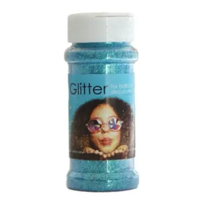 Dekorationsglitter på Burk - Bebisblå