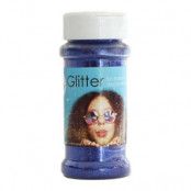 Dekorationsglitter på Burk - Blå
