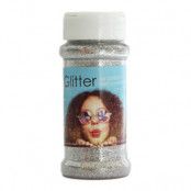 Dekorationsglitter på Burk - Silver