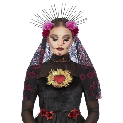 Deluxe Day Of The Dead Håraccessoar
