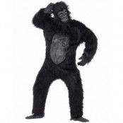 Deluxe Gorilla kostym för vuxna
