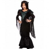 Deluxe Raven Princess kostym för barn