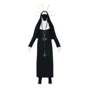 Demonisk Nunna Maskeraddräkt - Large