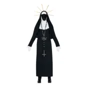 Demonisk Nunna Maskeraddräkt - Medium