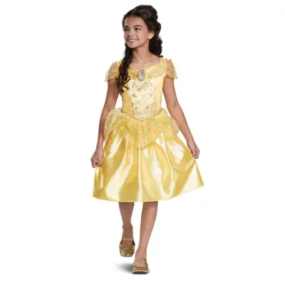 Disney Princess Belle Klänning S 5-6 år - Disney Princess -  Leksaksaffären