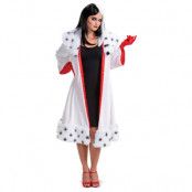 Disney Skurk Cruella Maskeraddräkt L