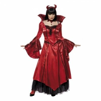 Djävuls Härskarinna Maskeraddräkt