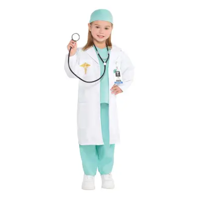 Doktor Barn Maskeraddräkt - Small
